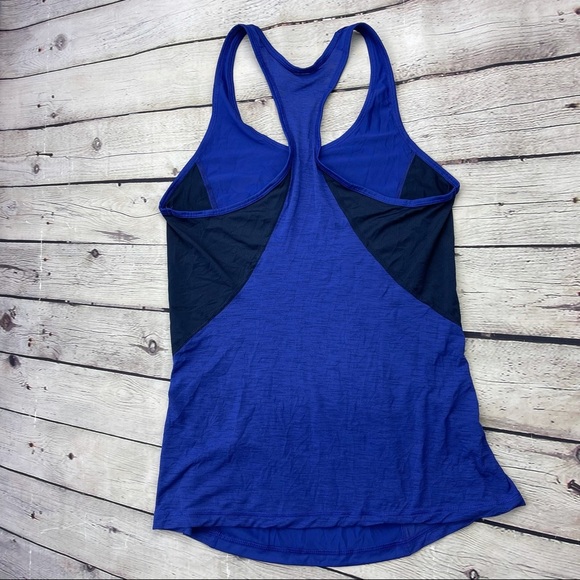 Nike Pro Dri-Fit Women’s Sleeveless Blue Activewear Racerback Tank Top size M - Picture 2 of 8